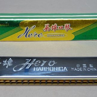 Vintage Hero harmonica – DDR periode – in originele doos