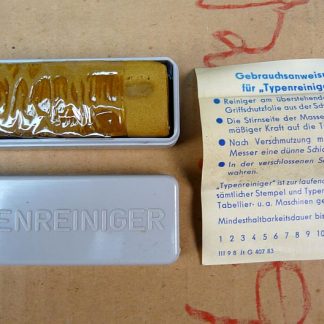 Vintage DDR typenreiniger – schrijfmachine reiniger