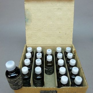 Vintage DDR stempelinkt – “alpha stempelfarbe” zwart