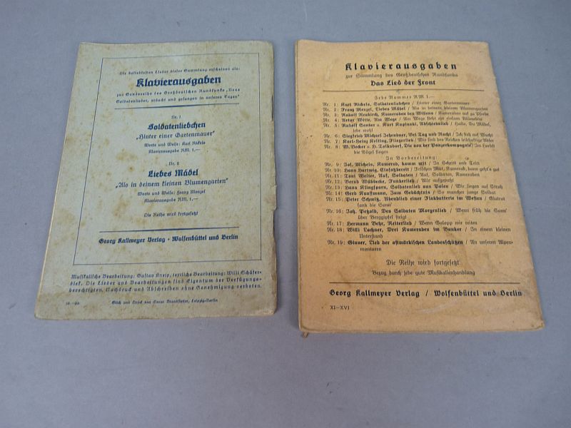 Das Lied der Front – WO2 Duitse liedboeken 1940 – Set van 2 - Afbeelding 2