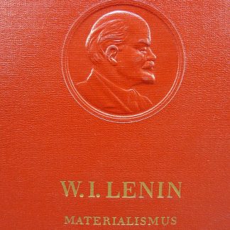 Boek W.I. Lenin – Materialismus und Empiriokritizismus