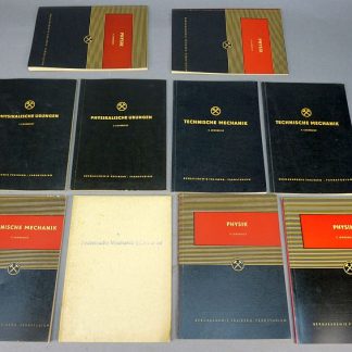 Originele DDR studieboeken – Bergakademie Freiberg