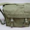 Vintage Canvas KL leger ,,pukkel,, oud groen periode - Afbeelding 2