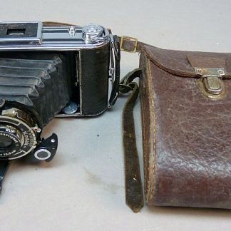Vintage Kodak klapcamera met originele tas