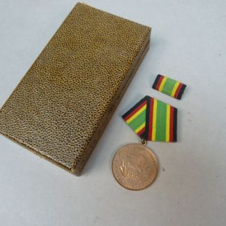 DDR NVA Trouwe Dienst Medaille Brons met doosje
