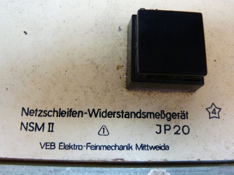DDR NSM II Schutzprüfer / Netzschleifen-Widerstandsmessgerät - Afbeelding 3
