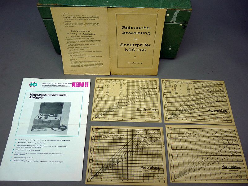 DDR NSM II Schutzprüfer / Netzschleifen-Widerstandsmessgerät - Afbeelding 4