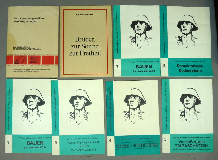 DDR / NVA Propagandakoffer, Opleidings- en Propagandamateriaal - Afbeelding 2