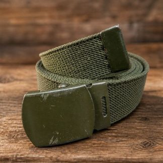 Amerikaanse Militaire Canvas Broek Riem – Olijfgroen