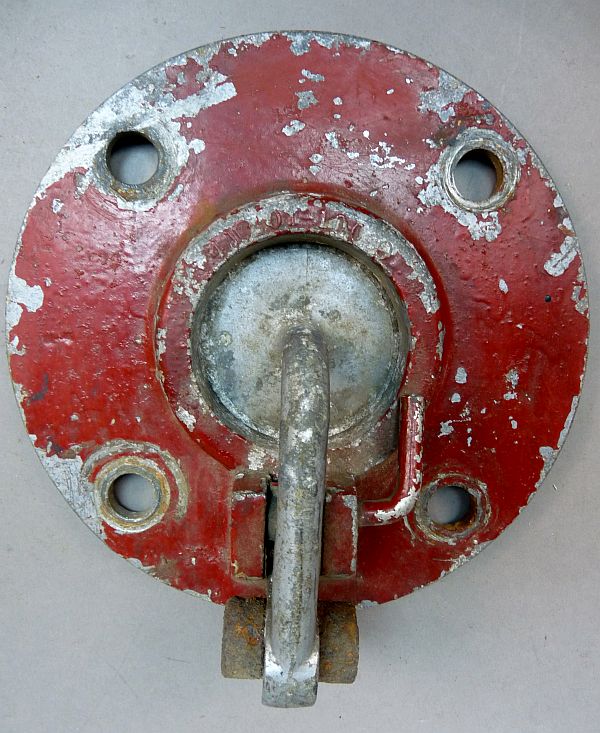 Originele Duitse bunker ventilatieklep uit WO2, 21 cm diameter