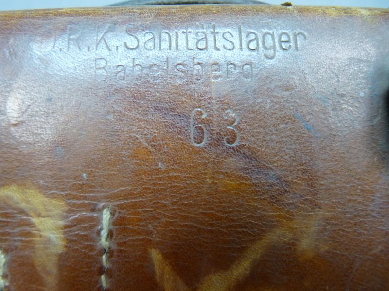 Originele Duitse WO2 sanitätstas / medische tas - Afbeelding 2