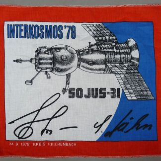 DDR Interkosmos ’78 kleedje – met sig. kosmonaut Sigmund Jähn