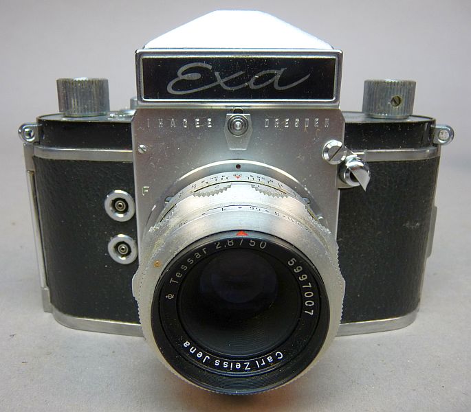 Vintage DDR EXA Ihagee Dresden spiegelreflexcamera - Afbeelding 2