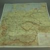 Vintage SHELL Fliegerkarte Duitsland 1938