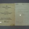 Originele Duitse Reichsbahn oorkondes WOII