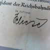Originele Duitse Reichsbahn oorkondes WOII - Afbeelding 4