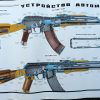 Sovjet Instructieposters Kalasjnikov AK / AKM – Set van 2 (1988) - Afbeelding 3
