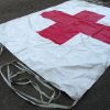 Rode Kruis Zeil 255 x 355 cm – Signaal- en Markeerdoek - Afbeelding 2