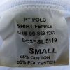 Wit Dames Polo Shirt – Engels Leger - Afbeelding 2