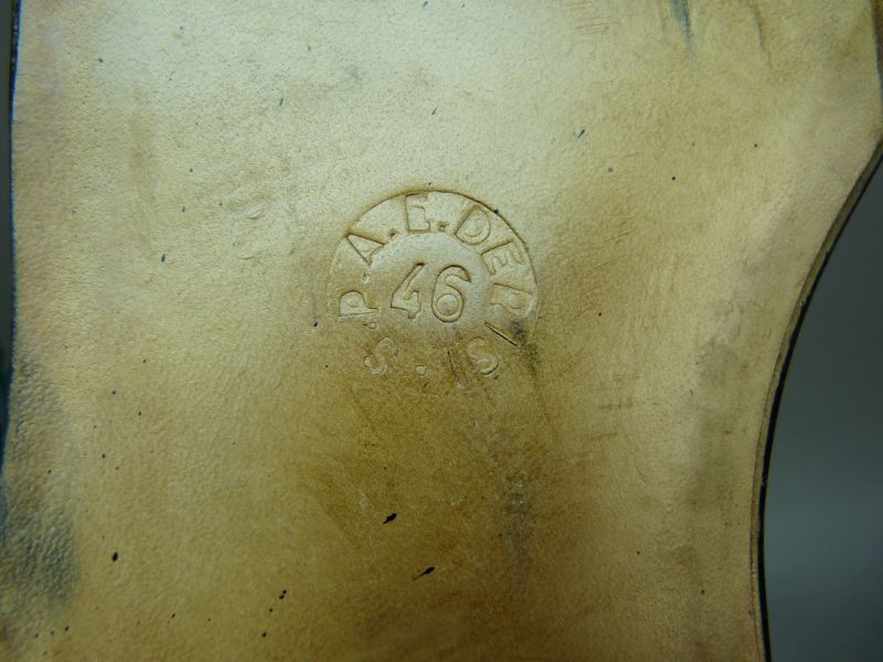 Italiaanse leger-/dienstschoenen maat 46 - Afbeelding 4