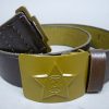 Sovjet Veldkoppel met Groene Gesp – NOS (New Old Stock)