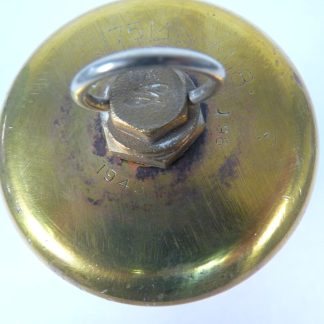 Messing huls omgebouwd tot kruik / bewaarkoker – gemerkt 1943