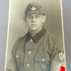 Lot van 3 originele militaire portretfoto's WOII-periode - Afbeelding 2