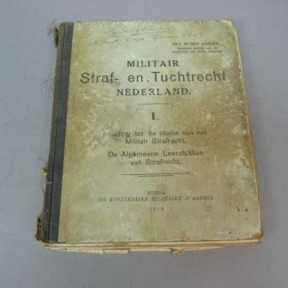 Militair Straf- en Tuchtrecht Nederland – Deel I (1919)