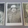 Set van 3 originele Duitse Wehrmacht portretfoto's