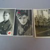 Set van 3 originele WOII-foto's Duitse soldaten