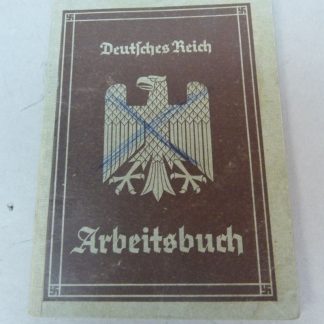 Origineel Duits Arbeidsboek (Arbeitsbuch) – Deutsches Reich – WOII-periode