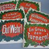 Set van 6 originele Duitse verenigingsposters