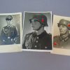 Set van 3 originele Wehrmacht portretfoto's (WOII)