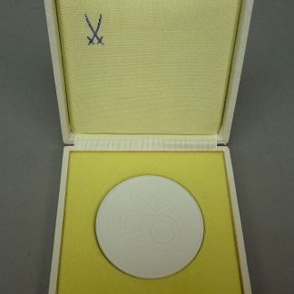 DDR Meissen porseleinen herdenkingsmedaille