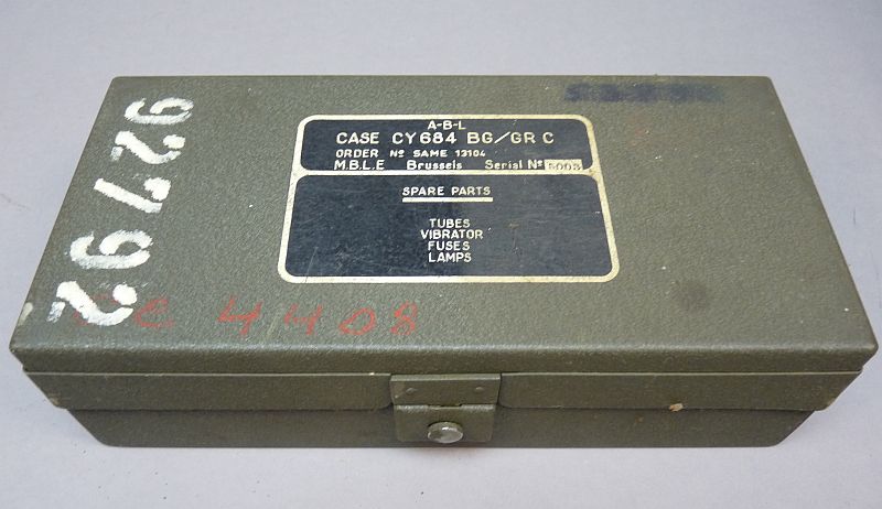 CASE CY684 BG/GRC Reserveonderdelen Kist