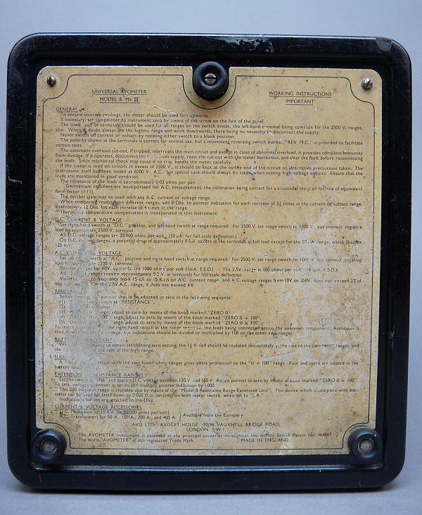 Universal Avometer Model 8 Mk II - Afbeelding 5