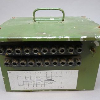 DDR / NVA militaire veldtelefonie aansluitkast / kabelverdeelkast