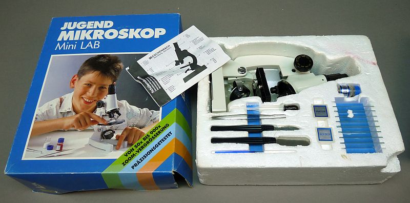 Jugend Mikroskop Mini LAB – Complete Vintage Microscoopset