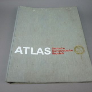 Zeer Zeldzame Atlas Deutsche Demokratische Republik – 1e oplage 1976