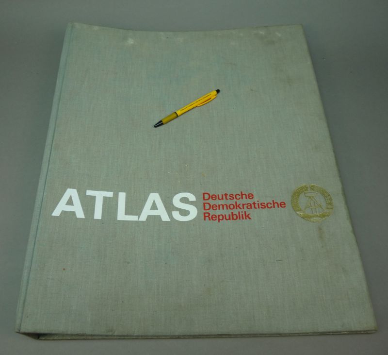Zeer Zeldzame Atlas Deutsche Demokratische Republik – 1e oplage 1976 - Afbeelding 2