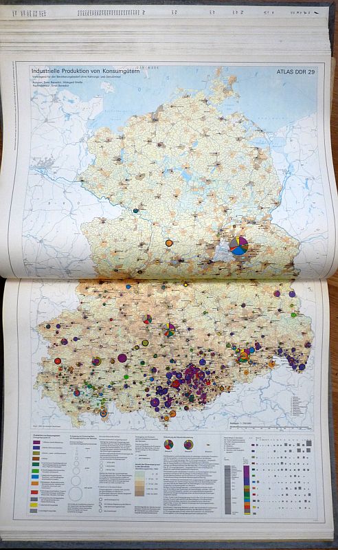 Zeer Zeldzame Atlas Deutsche Demokratische Republik – 1e oplage 1976 - Afbeelding 9