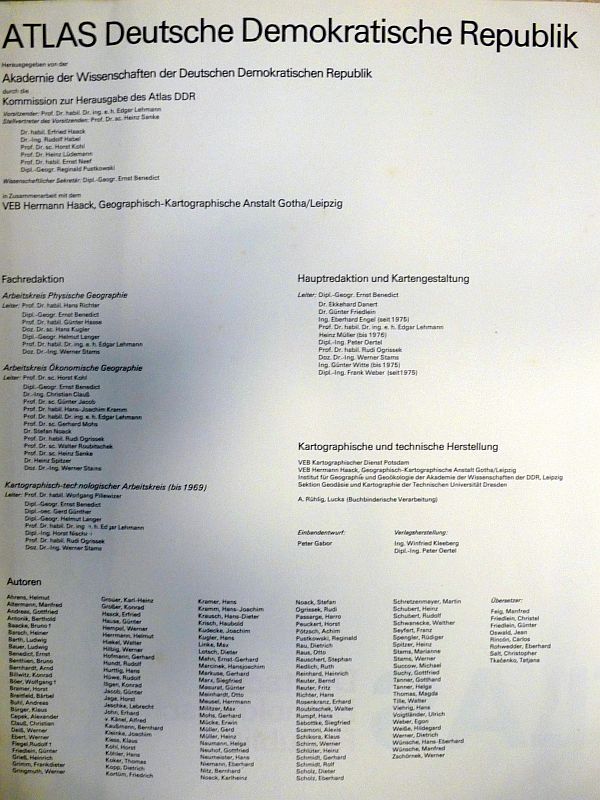 Zeer Zeldzame Atlas Deutsche Demokratische Republik – 1e oplage 1976 - Afbeelding 3
