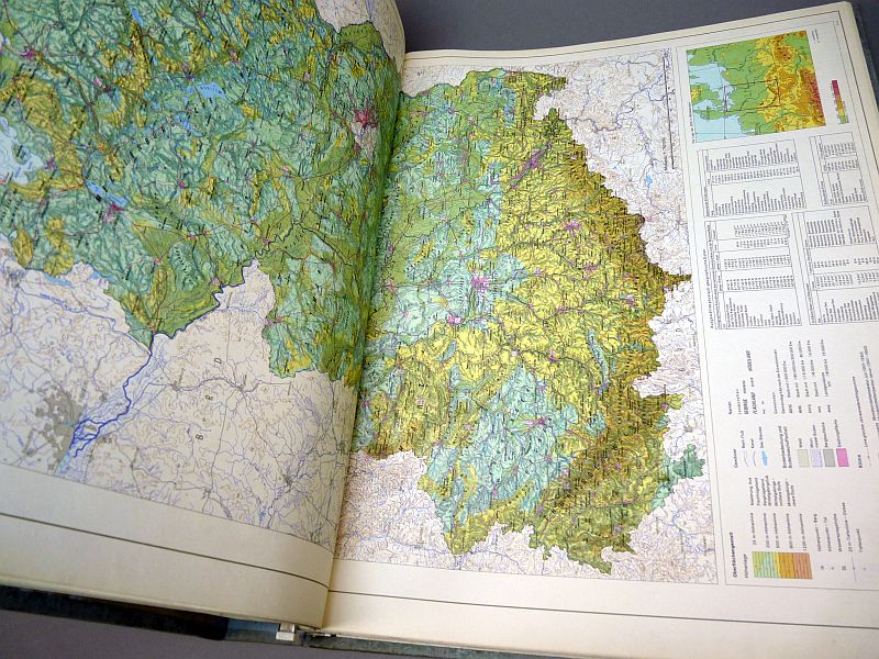 Zeer Zeldzame Atlas Deutsche Demokratische Republik – 1e oplage 1976 - Afbeelding 7