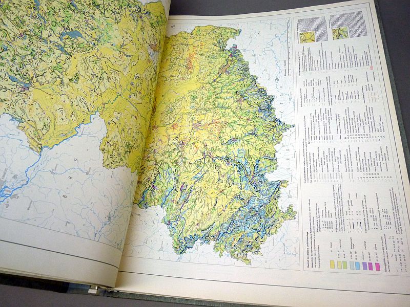 Zeer Zeldzame Atlas Deutsche Demokratische Republik – 1e oplage 1976 - Afbeelding 8