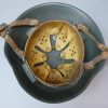 DDR NVA M56 Helm – 1e Model 1960 met periodieke helmcover - Afbeelding 3