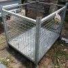 Verzinkte gaasbox / gitterbox met met uitneembare voorzijde