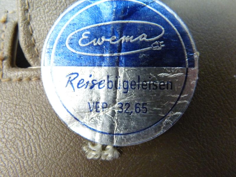 DDR Reisstrijkijzer Ewema - Afbeelding 3
