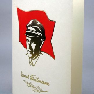 Originele DDR Wenskaart Ernst Thälmann