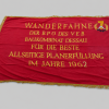 Originele DDR Wanderfahne – Baukombinat Dessau 1962