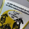 GST vaantje – XX DDR-Meisterschaft im Motorradpatrouillenfahren 1985 - Afbeelding 4